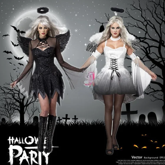 Black Wedding Dress Party Queen Witch Costume Role Play Angel Outfit Uniform Women's Traditional Ethnic Stage Costume
Black Wedding Dress Party Queen Witch Costume Role Play Angel Outfit Uniform Women's Traditional Ethnic Stage Costume
