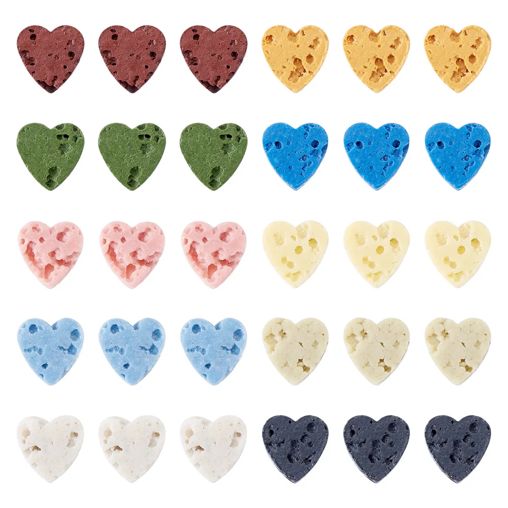 100Pcs Synthetic Lava Rock Dyed Beads Coloful Heart Loose Beads Stone Beads For DIY Necklace Bracelet Jewelry Making Accessories
100Pcs Synthetic Lava Rock Dyed Beads Coloful Heart Loose Beads Stone Beads For DIY Necklace Bracelet Jewelry Making Accessories
