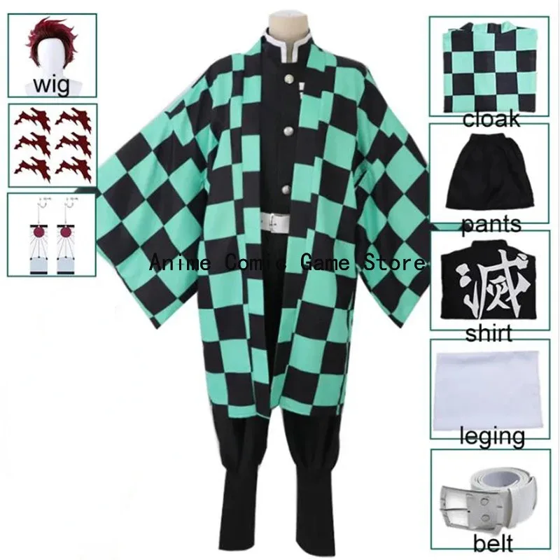 Kamado Tanjirou Cosplay Costume Wig Earring Tattoo Stickers Anime Halloween Party Outfits for Women Men
Kamado Tanjirou Cosplay Costume Wig Earring Tattoo Stickers Anime Halloween Party Outfits for Women Men