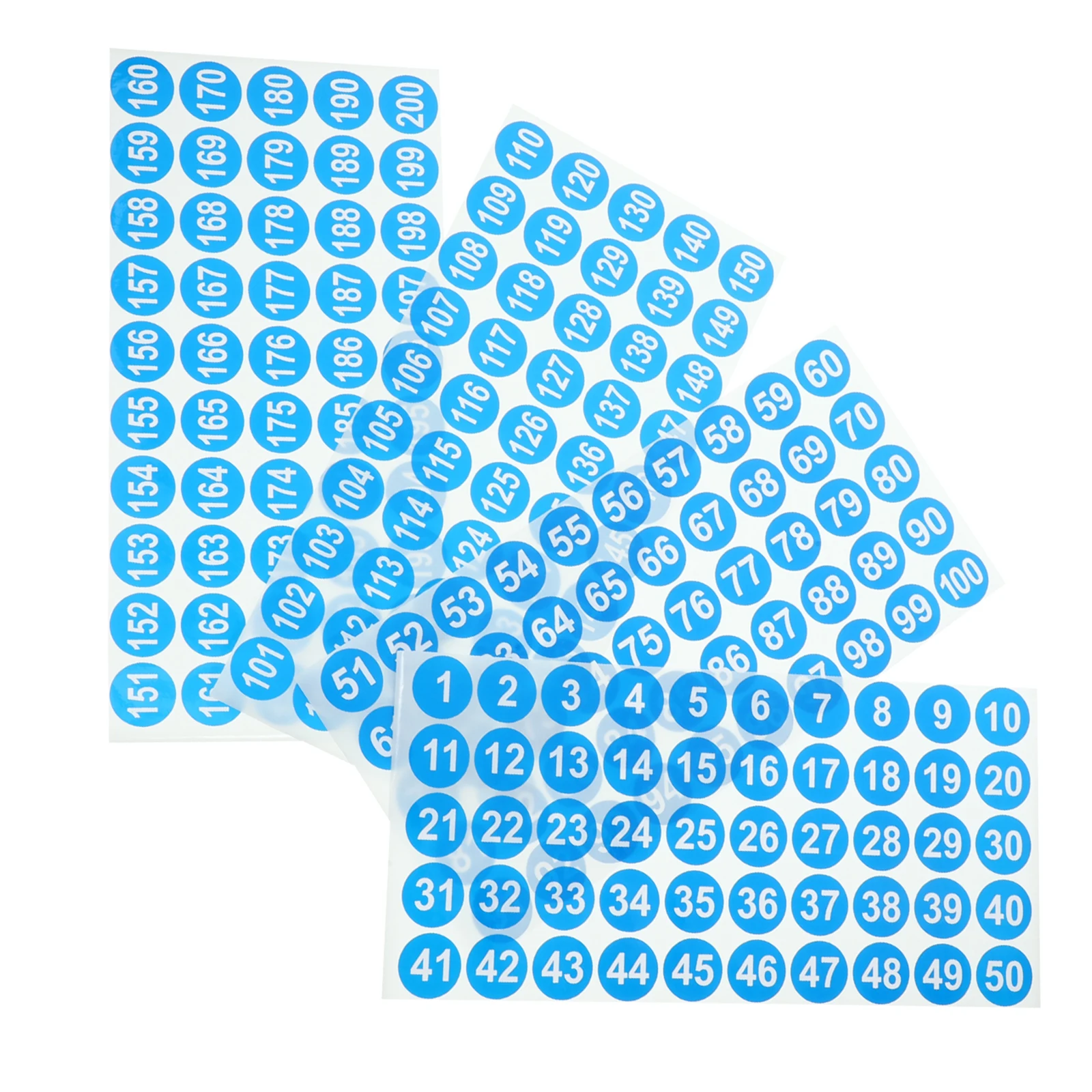 8 Sheets Digital Stickers Consecutive Number Numbered Label Screw Sign for Organizing
8 Sheets Digital Stickers Consecutive Number Numbered Label Screw Sign for Organizing