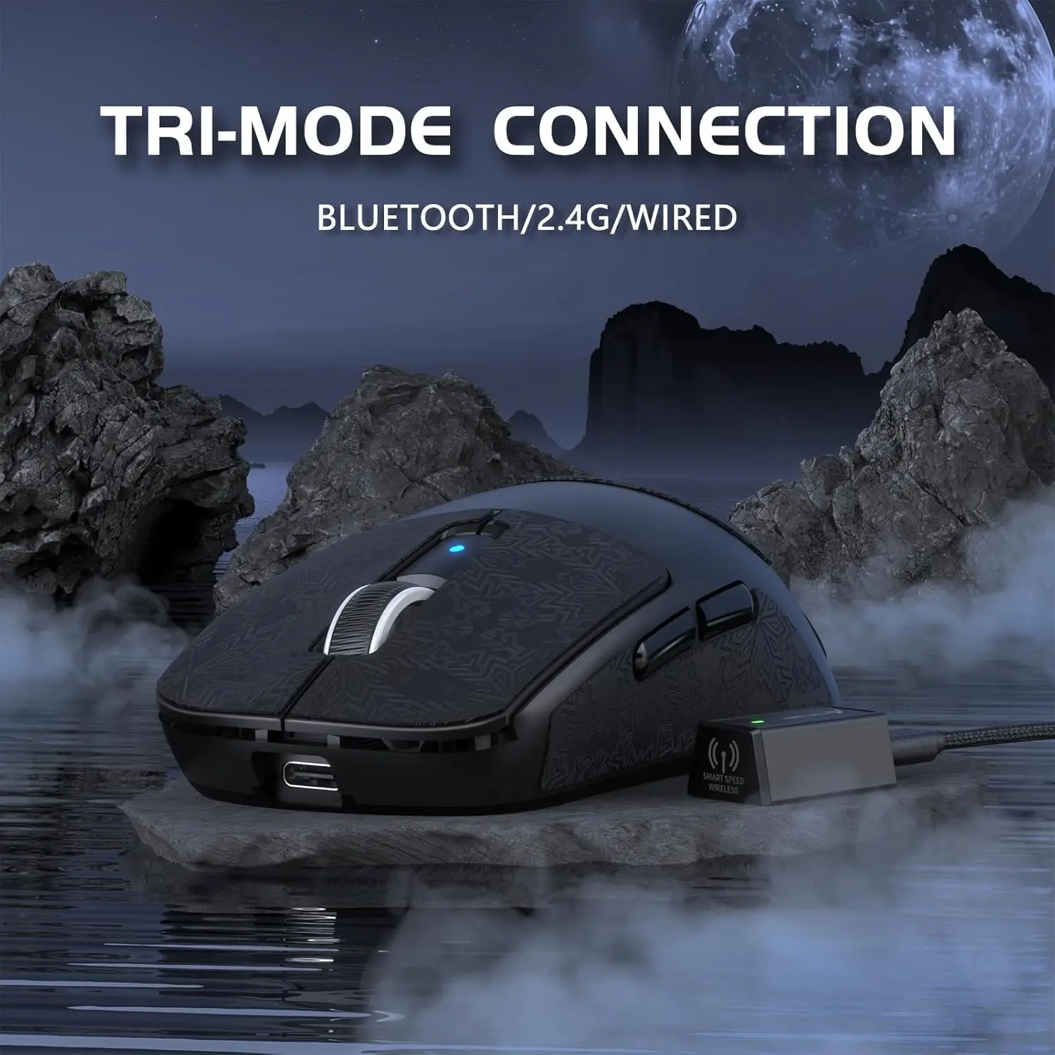 ATTACK SHARK R6 Lightweight Wireless Gaming Mouse PAW 3950Max with Nordic 52840 42K DPl 8KHz Polling 7 Programmable Buttons
ATTACK SHARK R6 Lightweight Wireless Gaming Mouse PAW 3950Max with Nordic 52840 42K DPl 8KHz Polling 7 Programmable Buttons