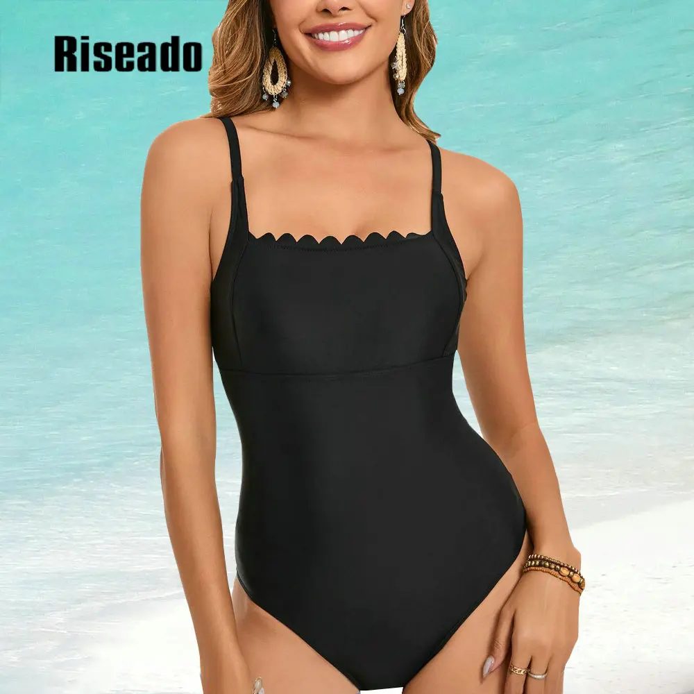 Riseado Women Swimsuit One Piece Bathing Suit Square Neck Cutout Back Tummy Control with Adjustable Spaghetti Straps
Riseado Women Swimsuit One Piece Bathing Suit Square Neck Cutout Back Tummy Control with Adjustable Spaghetti Straps