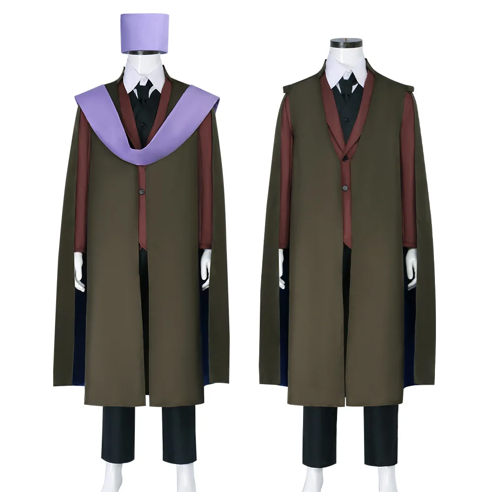 Magic Movie Quirinus Quirrell Cospaly Fantasy Costume Party Stage Show Performance Roleplay Outfits Hallowmas Carnival Suits
Magic Movie Quirinus Quirrell Cospaly Fantasy Costume Party Stage Show Performance Roleplay Outfits Hallowmas Carnival Suits