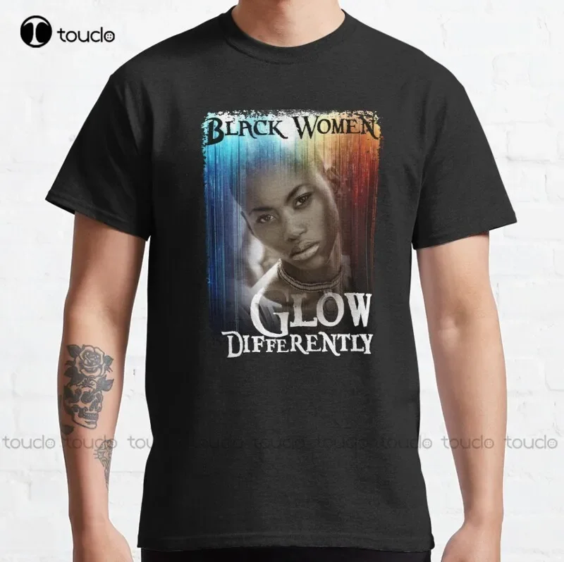 New Black Women Glow Differently 7 Classic T-Shirt Red Shirts For Women Cotton Unisex Tee Shirt Fashion Funny Tshirt
New Black Women Glow Differently 7 Classic T-Shirt Red Shirts For Women Cotton Unisex Tee Shirt Fashion Funny Tshirt