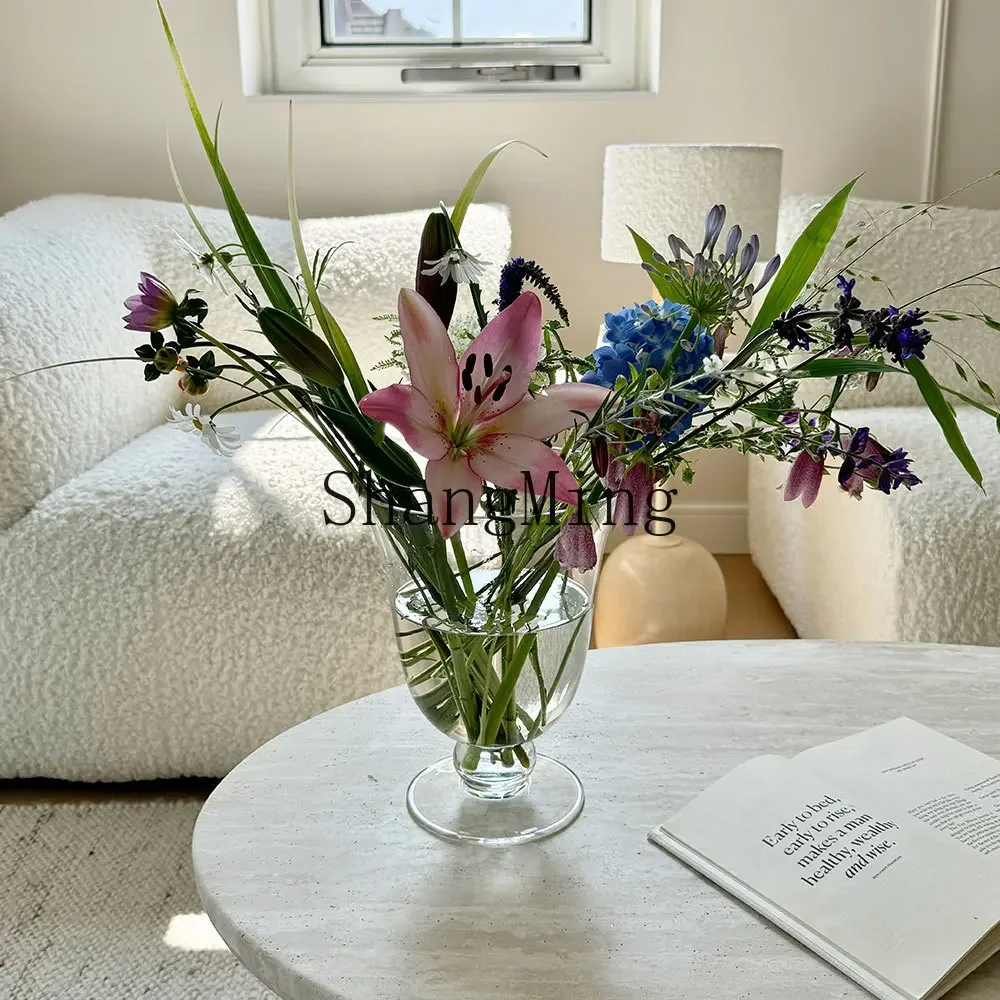 CL High Transparent Glass Vase Hydroponic Flower Transparent Flower Vessel Home Decoration Flower Arrangement Home Ornament
CL High Transparent Glass Vase Hydroponic Flower Transparent Flower Vessel Home Decoration Flower Arrangement Home Ornament