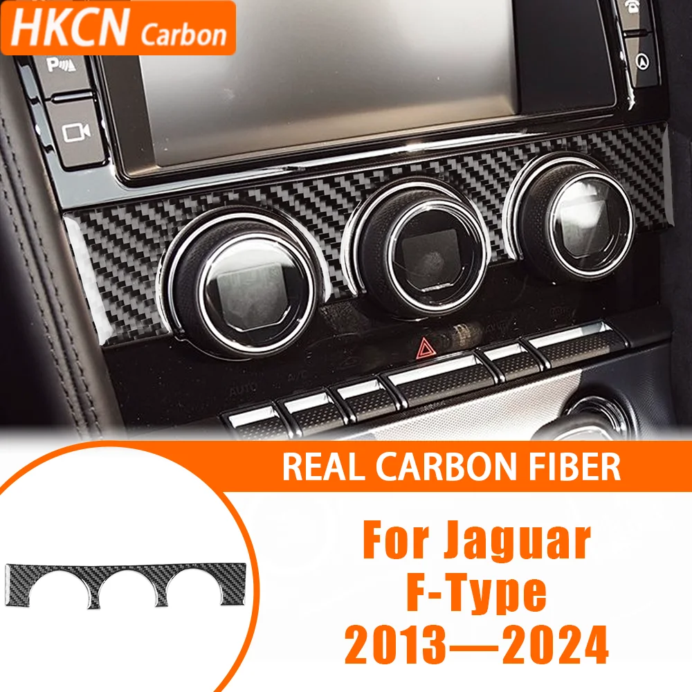 Carbon Fiber Car Accessories Console Air Conditioner AC Knob Panel Cover Trim Sticker Modification For Jaguar F-Type 2013—2024
Carbon Fiber Car Accessories Console Air Conditioner AC Knob Panel Cover Trim Sticker Modification For Jaguar F-Type 2013—2024
