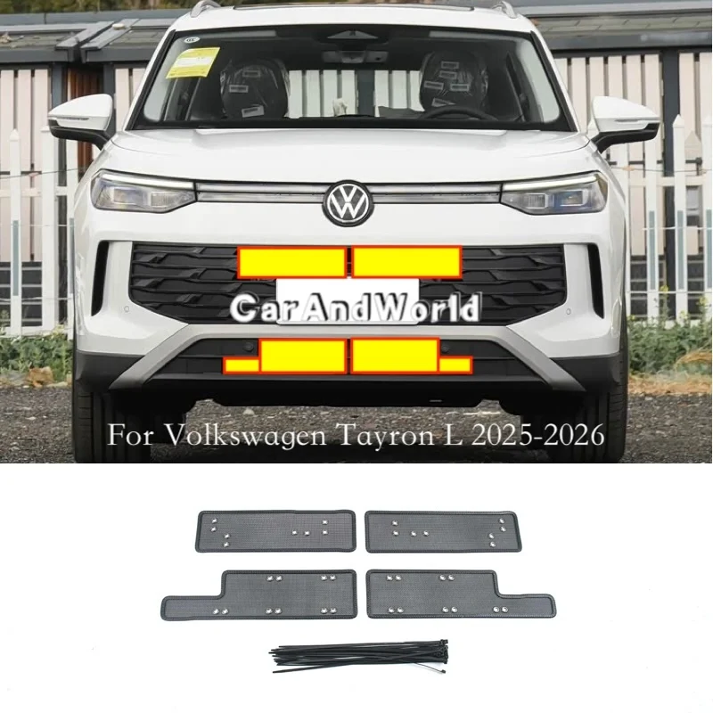 Car Insect Screening Mesh Front Grille Insert Net Water Tank Engine Protective Accessory For Volkswagen Tayron L X GTE 2020-2026
Car Insect Screening Mesh Front Grille Insert Net Water Tank Engine Protective Accessory For Volkswagen Tayron L X GTE 2020-2026