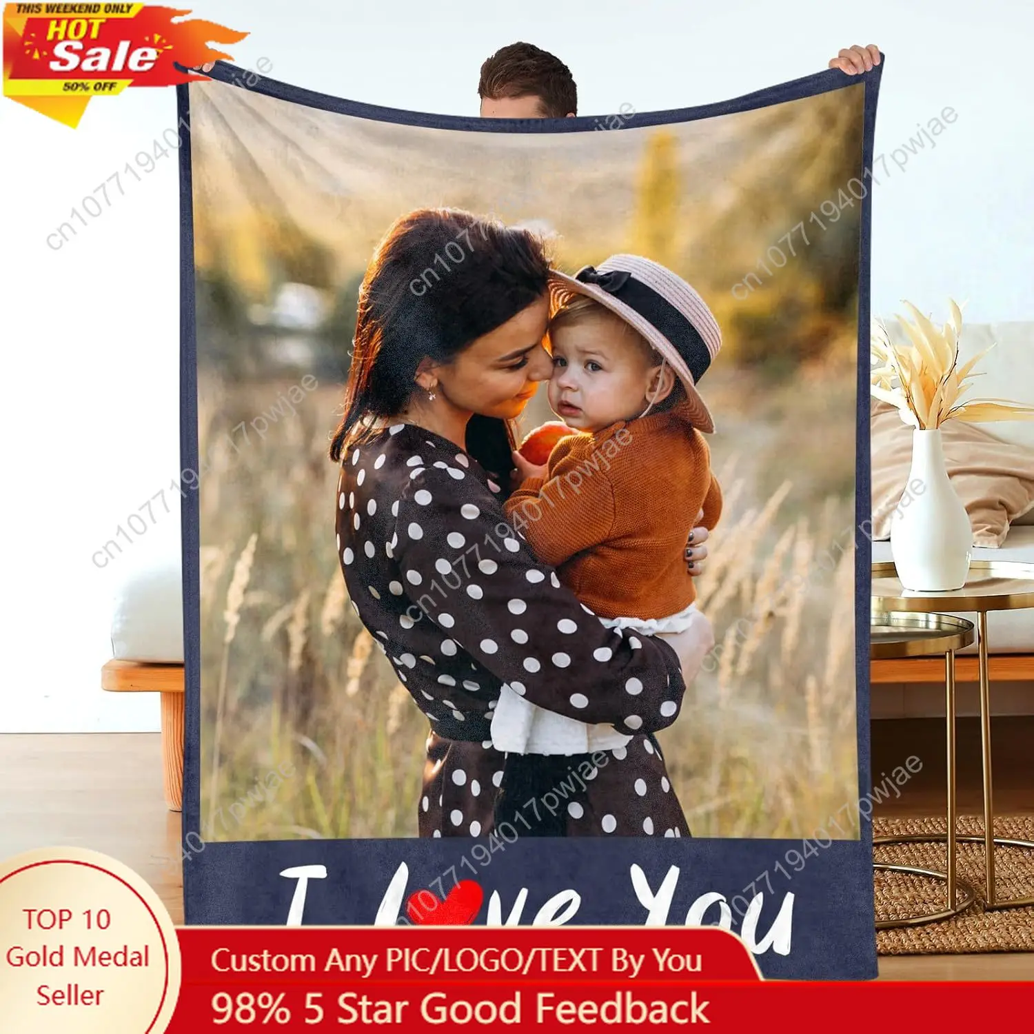 Baosity Custom Blanket with Photos Text | Personalized Blanket Throw Using My Own Photos | Customized Blanket | Personalized Chr
Baosity Custom Blanket with Photos Text | Personalized Blanket Throw Using My Own Photos | Customized Blanket | Personalized Chr