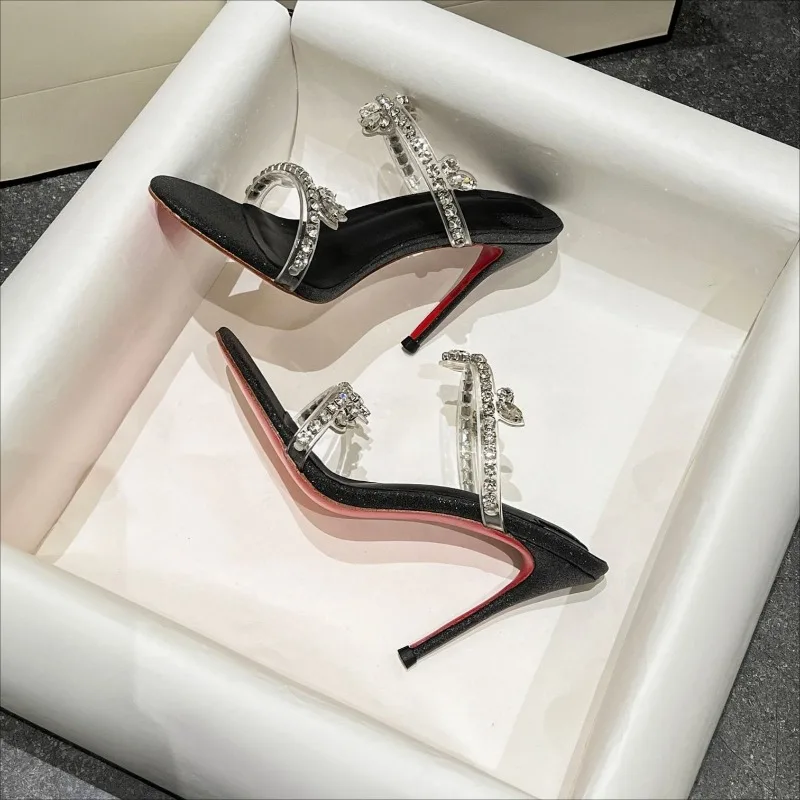 Elegant Women Shoes Exquisite Rhinestone High Heeled Sandals for Woman Fashion Model Casual Shoes Designer Shoes Sandalias Mujer
Elegant Women Shoes Exquisite Rhinestone High Heeled Sandals for Woman Fashion Model Casual Shoes Designer Shoes Sandalias Mujer