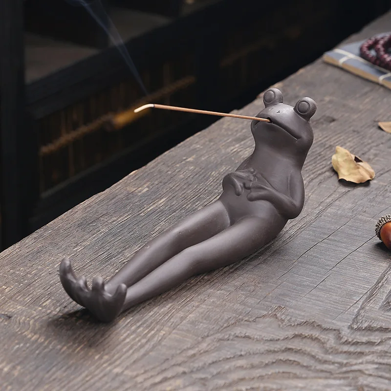 Purple Sand Frog Incense Plug-in Incense Household Indoor Bedroom Incense Burner Small Ornament
Purple Sand Frog Incense Plug-in Incense Household Indoor Bedroom Incense Burner Small Ornament
