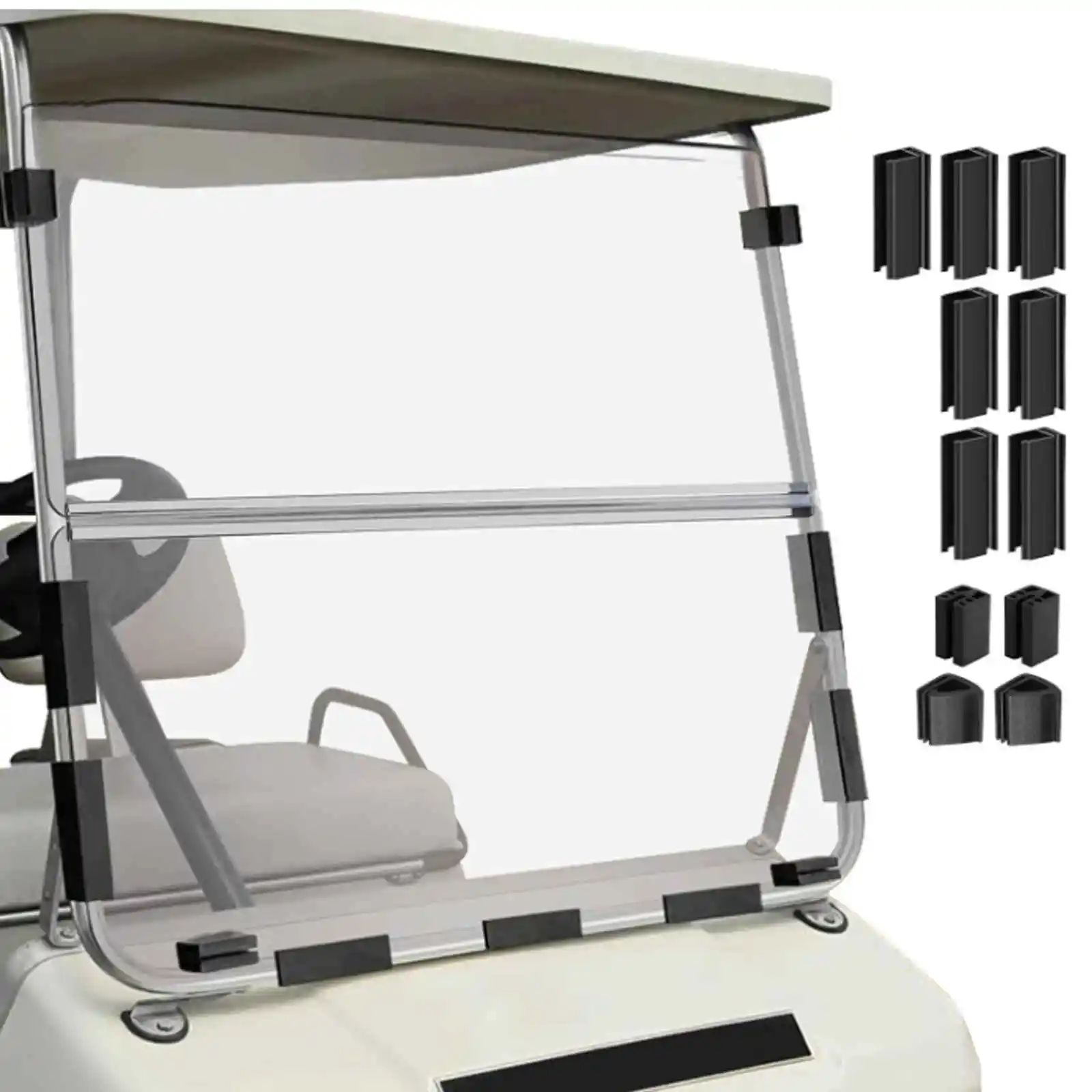 Golf Cart Windshield, Fold down Ds Windshield Acrylic Replacement, Anti-Uv Wind Deflector, Golf Equipment Glare Reduction
Golf Cart Windshield, Fold down Ds Windshield Acrylic Replacement, Anti-Uv Wind Deflector, Golf Equipment Glare Reduction