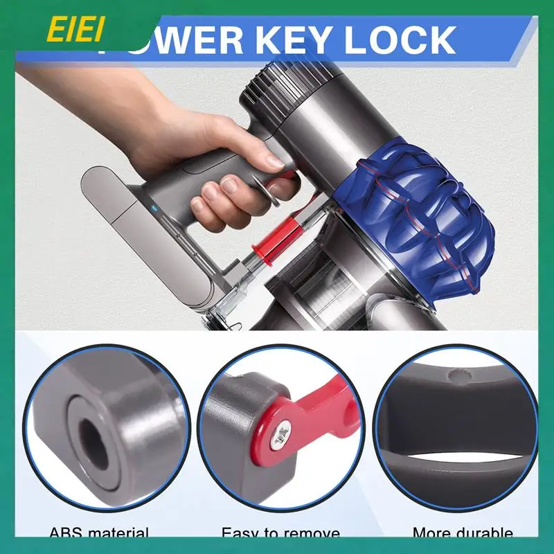Новый обновленный триггерный замок EIEI для пылесоса Dyson V6 V7 V8 V10 V11, аксессуары для блокировки кнопки питания, свободный палец
Новый обновленный триггерный замок EIEI для пылесоса Dyson V6 V7 V8 V10 V11, аксессуары для блокировки кнопки питания, свободный палец