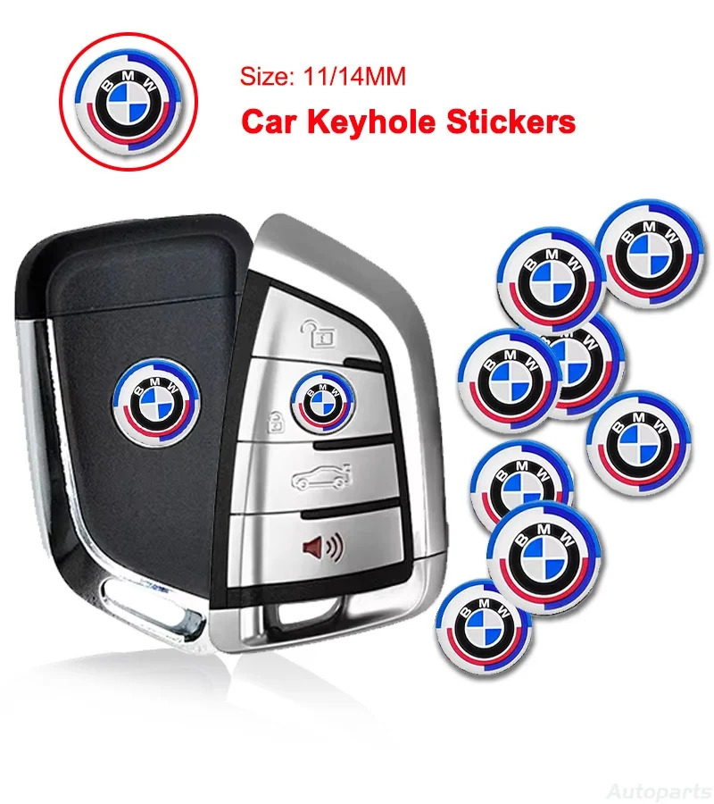 11/14mm Car Remote Key Emblem Sticker For BMW E46 E90 F10 Sticker Logo Replacement F30 G20 X3 X5 M Performance 50th Anniversary
11/14mm Car Remote Key Emblem Sticker For BMW E46 E90 F10 Sticker Logo Replacement F30 G20 X3 X5 M Performance 50th Anniversary