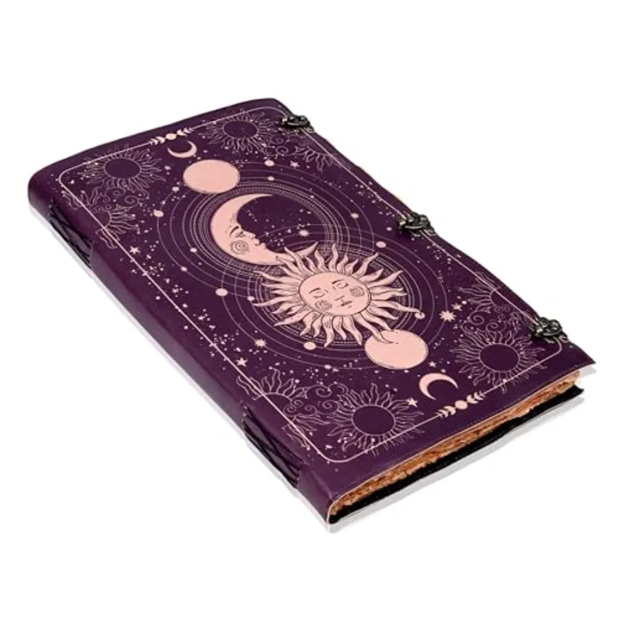 Sun and Moon Printed Journal, Handmade Deckle Edge Old Lined Journal, Leather Notebook, Leather Sketchbook, Vintage Writing Jou
Sun and Moon Printed Journal, Handmade Deckle Edge Old Lined Journal, Leather Notebook, Leather Sketchbook, Vintage Writing Jou