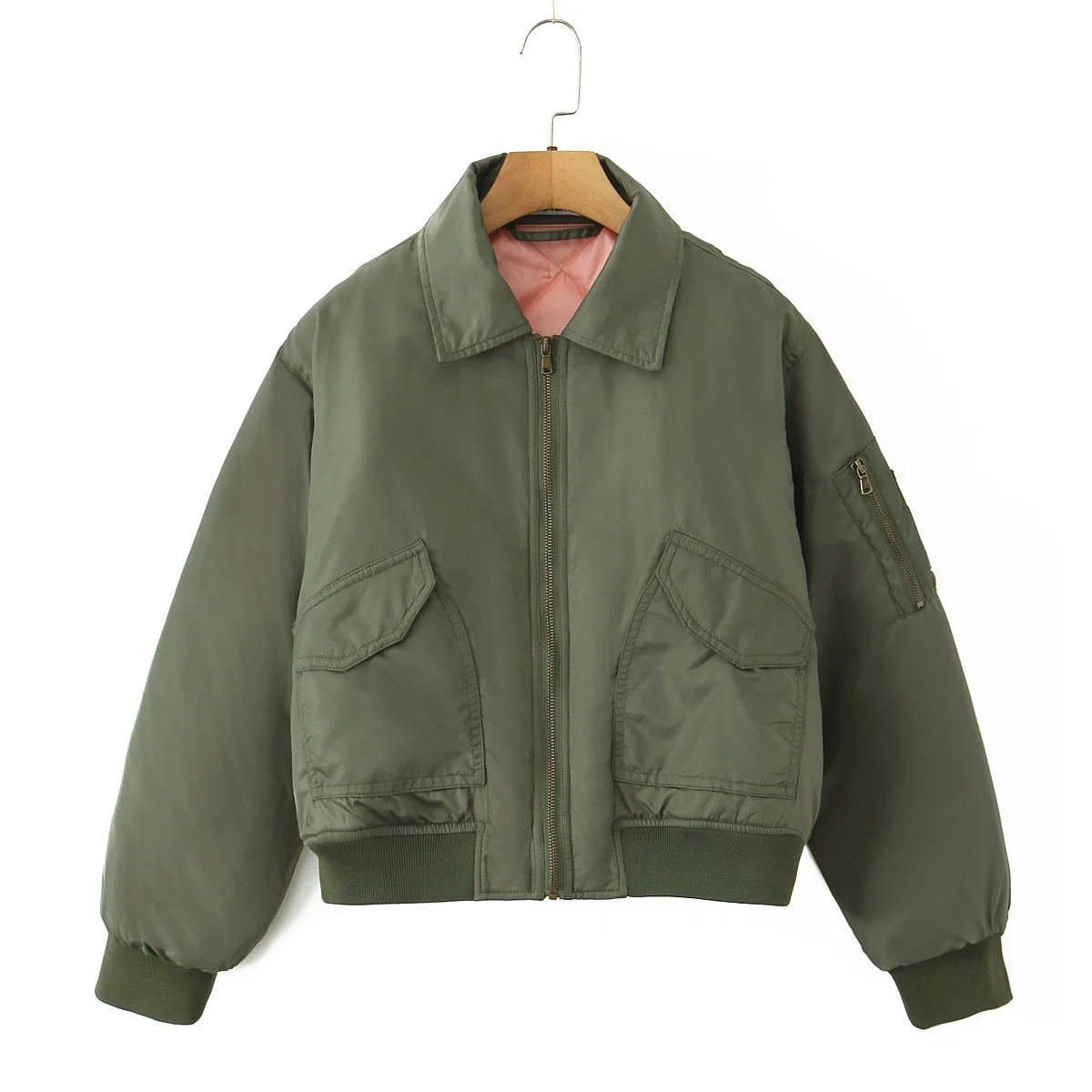 Jacket Army Green Large Pocket Loose Parka Coat Bomber Jacket Women Autumn/Winter Women's Jacket American Retro Pilot
Jacket Army Green Large Pocket Loose Parka Coat Bomber Jacket Women Autumn/Winter Women's Jacket American Retro Pilot