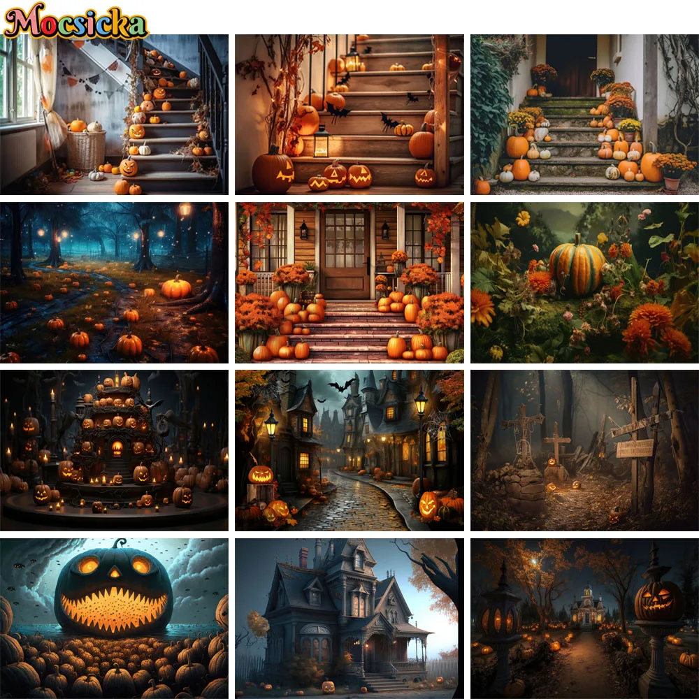 Halloween Backdrop Photography Props Fall Pumpkin Thanksgiving Photocall Kid Birthday Party Decor Banner Background Photo Studio
Halloween Backdrop Photography Props Fall Pumpkin Thanksgiving Photocall Kid Birthday Party Decor Banner Background Photo Studio