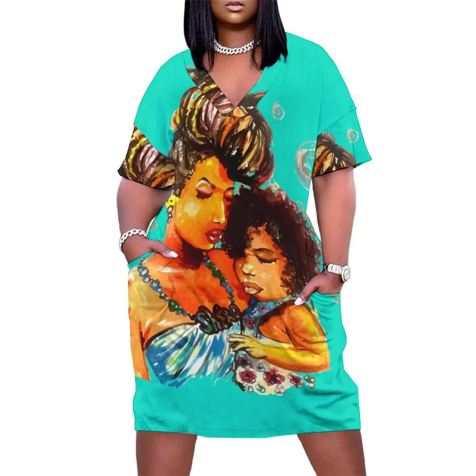 Natural Hair Flawless Curls Mother Daughter Loose Pocket Dress womens dress beach dress women dresses
Natural Hair Flawless Curls Mother Daughter Loose Pocket Dress womens dress beach dress women dresses