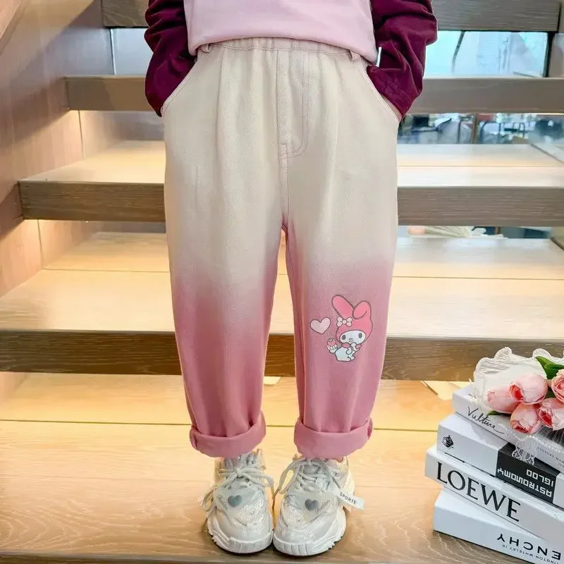 Girly Heart My Melody Kuromi Anime Kawaii Sanrio Ins Casual Pants Spring Autumn Cute Baby Clothes Pants Gifts for Kids
Girly Heart My Melody Kuromi Anime Kawaii Sanrio Ins Casual Pants Spring Autumn Cute Baby Clothes Pants Gifts for Kids