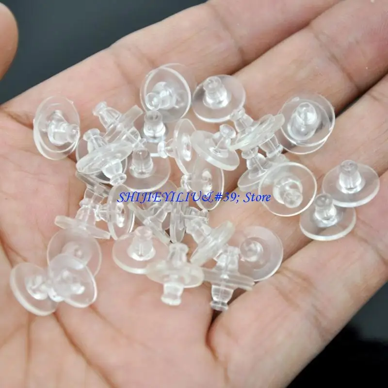 E21F 100 шт. силиконовые пробки для сережек прозрачные застежки для сережек для любителей ювелирных изделий
E21F 100 шт. силиконовые пробки для сережек прозрачные застежки для сережек для любителей ювелирных изделий