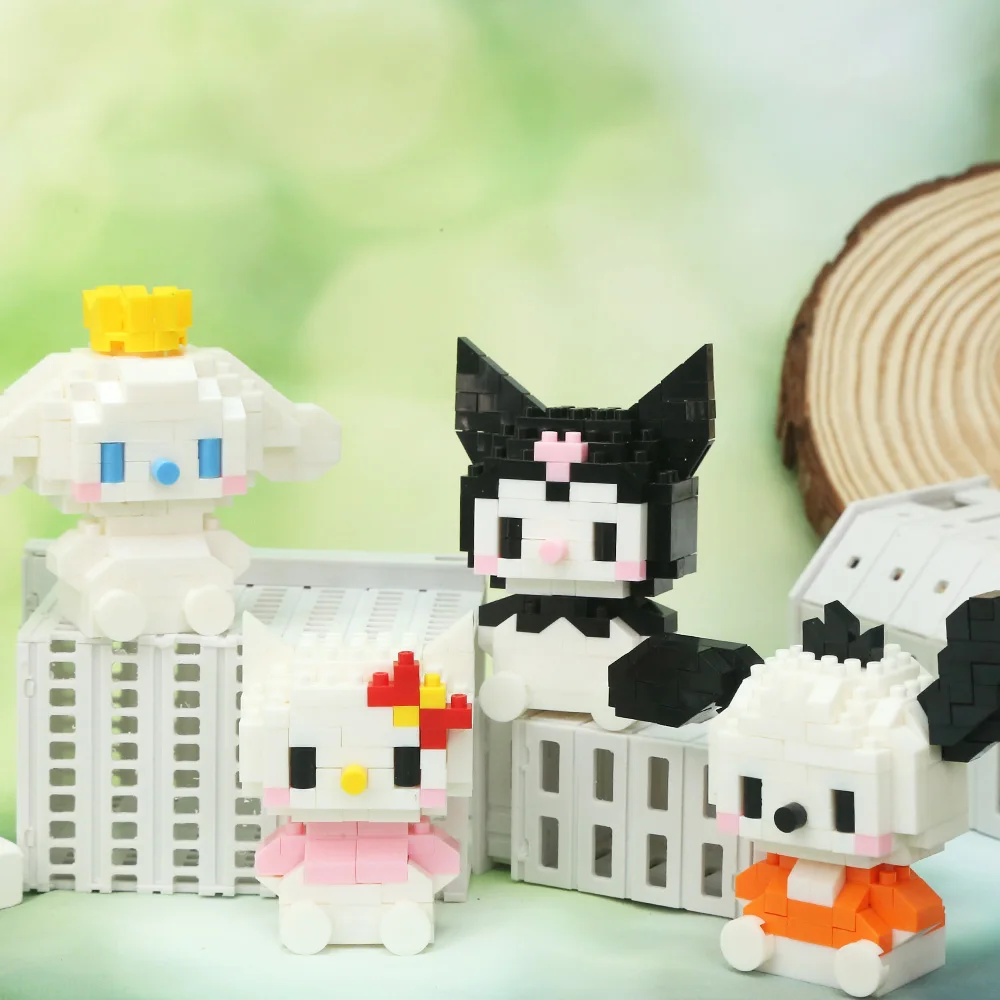 Sanrio Creative Building Block Mini Bricks wholesale Character Hello Kitty Kuromi Cinnamoroll My Melody Holiday Gift Puzzle
Sanrio Creative Building Block Mini Bricks wholesale Character Hello Kitty Kuromi Cinnamoroll My Melody Holiday Gift Puzzle