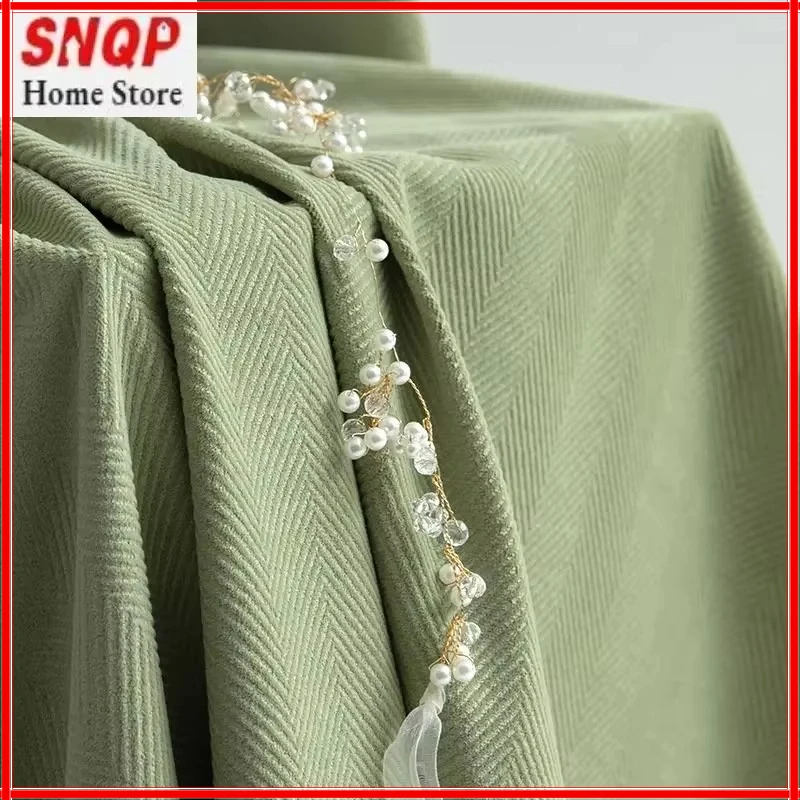 Nordic Light Luxury Curtain for Living Room Dining Room Bedroom Fishbone Texture Blackout Bay Window Fabric Window Kitchen Door
Nordic Light Luxury Curtain for Living Room Dining Room Bedroom Fishbone Texture Blackout Bay Window Fabric Window Kitchen Door