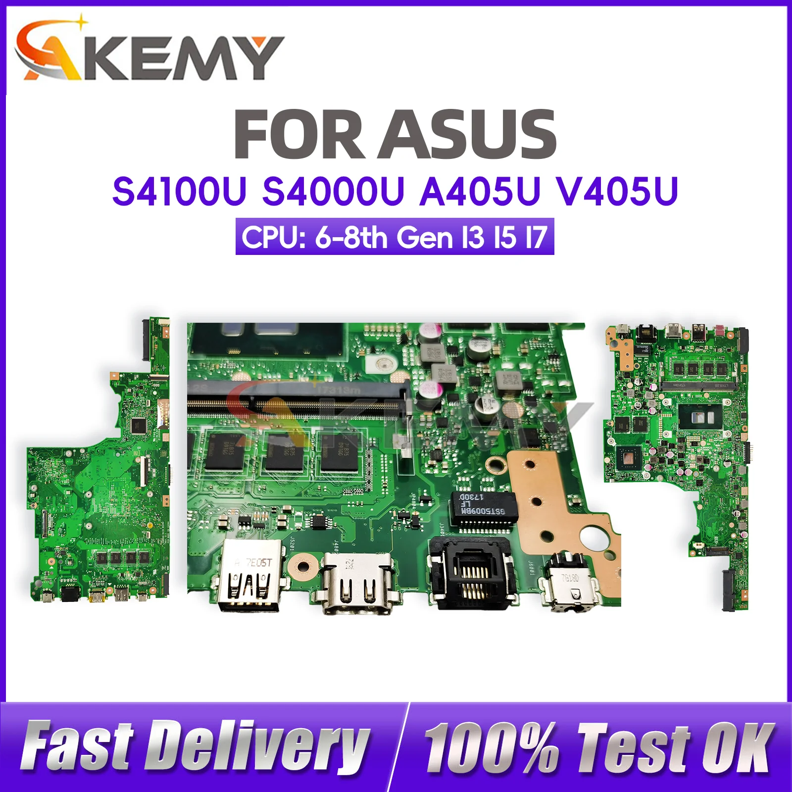 X405UQ Laptop Motherboard For ASUS X405UQ X405U X405UF X405URP X405UN S405U V405U S4100U A405U S4000U Mainboard W/ I3 I5 I7 CPU
X405UQ Laptop Motherboard For ASUS X405UQ X405U X405UF X405URP X405UN S405U V405U S4100U A405U S4000U Mainboard W/ I3 I5 I7 CPU