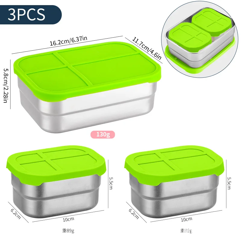 Прямоугольный контейнер для еды из нержавеющей стали на 720 мл с силиконовой крышкой, герметичный, для активного отдыха
Прямоугольный контейнер для еды из нержавеющей стали на 720 мл с силиконовой крышкой, герметичный, для активного отдыха