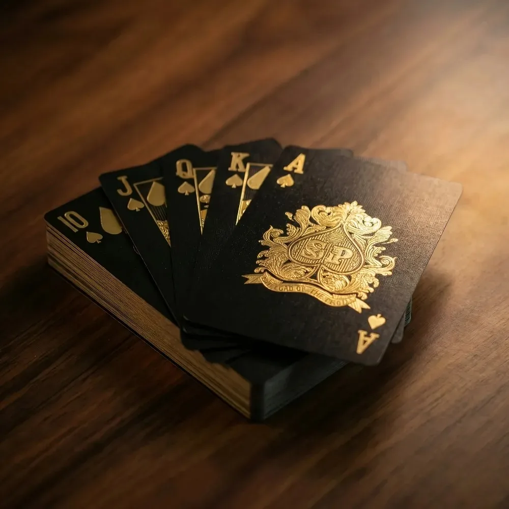 1pc Luxury Style Poker Cards Gold Heart Pattern, Storage Case for Travel, Great Gift for Halloween Christmas Party Game
1pc Luxury Style Poker Cards Gold Heart Pattern, Storage Case for Travel, Great Gift for Halloween Christmas Party Game