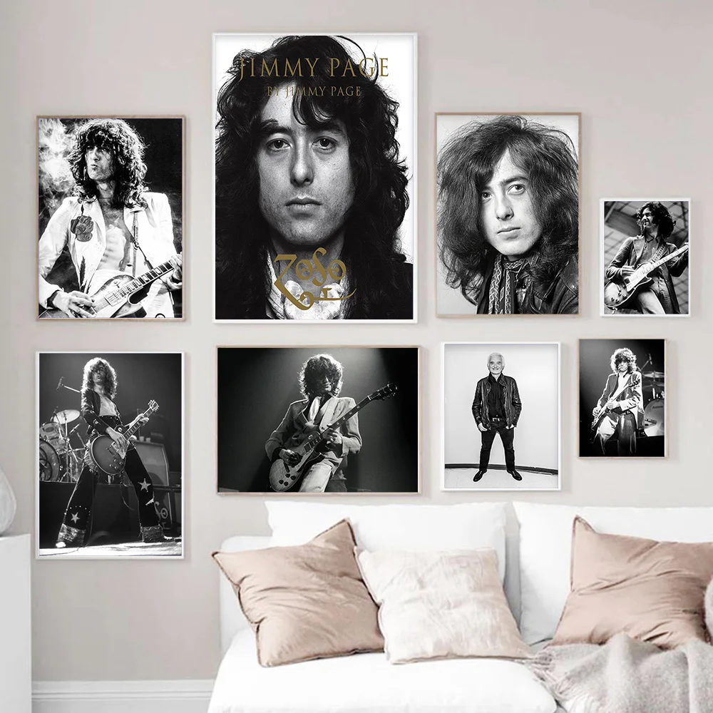 Jimmy Page Music Band Singer Poster Guitarist Canvas Painting Wall Art Print Picture Bedroom Home Decor Fans Gift
Jimmy Page Music Band Singer Poster Guitarist Canvas Painting Wall Art Print Picture Bedroom Home Decor Fans Gift