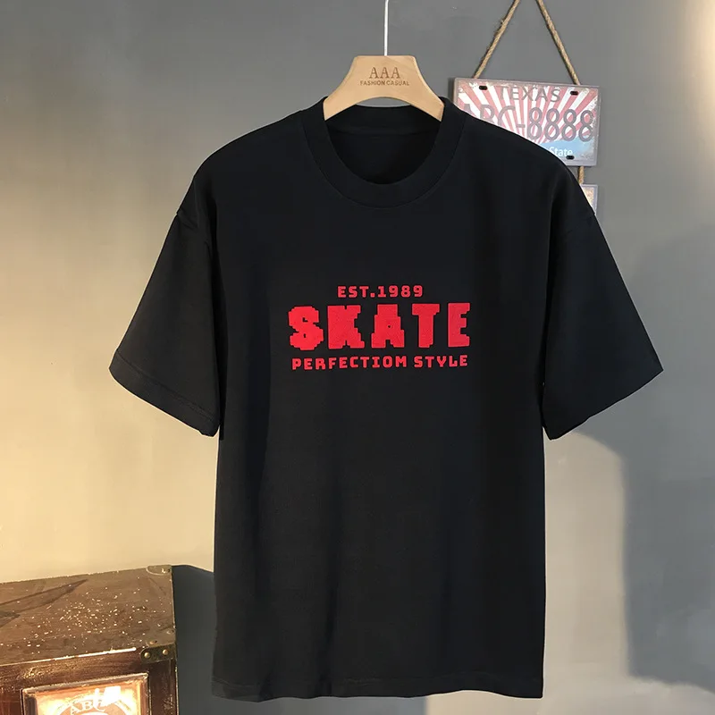 2025 New Summer Letter Printed T-shirt for men, Simple, Loose, Fashionable, Versatile Street Short sleeved Top
2025 New Summer Letter Printed T-shirt for men, Simple, Loose, Fashionable, Versatile Street Short sleeved Top
