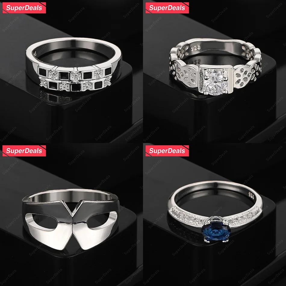SuperDeals 925 Sterling Silver Inlaid Crystal Zircon Geometric Ring Women Luxury Fashion Jewelry Birthday Party Wedding Gift
SuperDeals 925 Sterling Silver Inlaid Crystal Zircon Geometric Ring Women Luxury Fashion Jewelry Birthday Party Wedding Gift