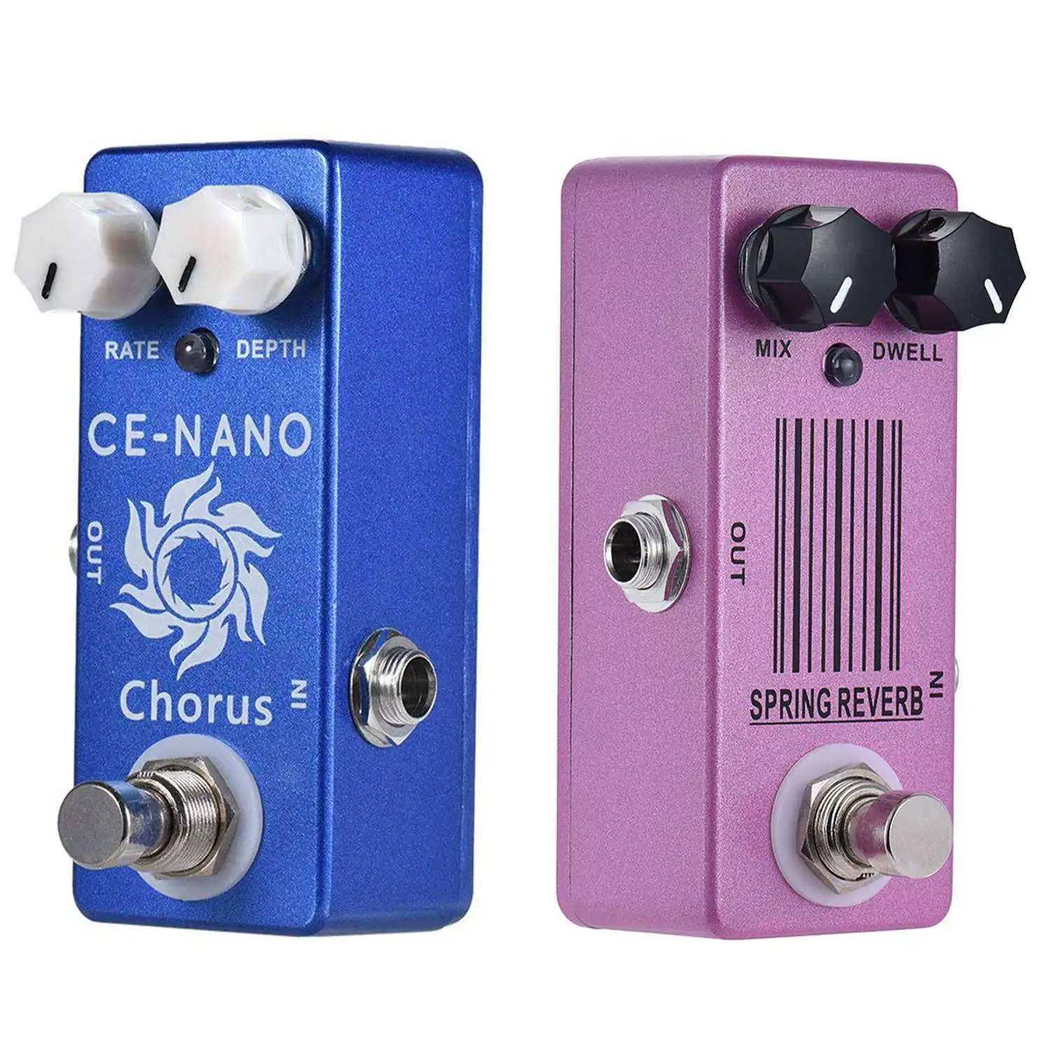 CGDS-MOSKY 2 Pcs MP-51 Spring Reverb Mini Single Guitar Effect Pedal True Bypass Guitar Parts Accessories Purple & Blue
CGDS-MOSKY 2 Pcs MP-51 Spring Reverb Mini Single Guitar Effect Pedal True Bypass Guitar Parts Accessories Purple & Blue