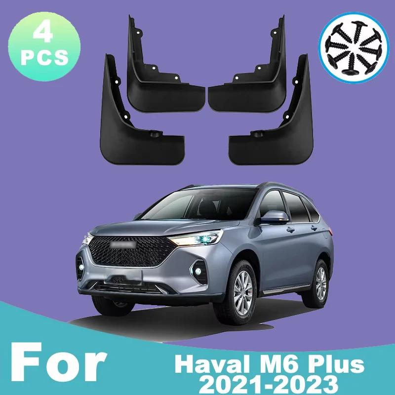 For Haval M6 Plus 2021-2023 Automotive Tire Mudguard Waterproof Prevent Mud Splashing Car Mud Flaps Fender Trim 4pcs Accessories
For Haval M6 Plus 2021-2023 Automotive Tire Mudguard Waterproof Prevent Mud Splashing Car Mud Flaps Fender Trim 4pcs Accessories
