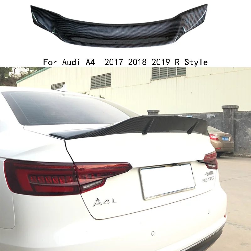 Real Carbon Fiber Rear Wing Trunk Lip Tail Spoiler For Audi A4 2017 2018 2019 R Style
Real Carbon Fiber Rear Wing Trunk Lip Tail Spoiler For Audi A4 2017 2018 2019 R Style