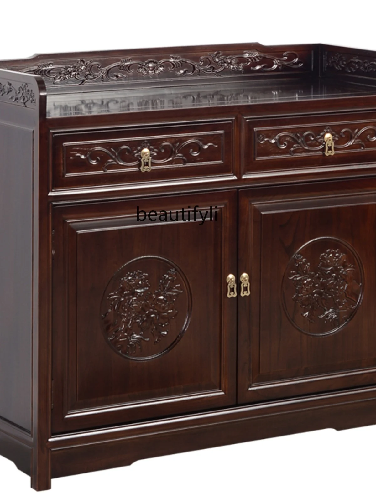New Chinese Meal Side Locker Tea Cabinet Solid Wood Tea Table Elm Tea Cabinet
New Chinese Meal Side Locker Tea Cabinet Solid Wood Tea Table Elm Tea Cabinet