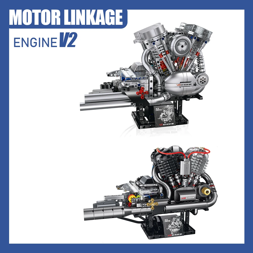 V2 Engine Car Engine Building Blocks Assembly Model with Light Spray Effect Educational Puzzle Toy Display Gift Desktop Set
V2 Engine Car Engine Building Blocks Assembly Model with Light Spray Effect Educational Puzzle Toy Display Gift Desktop Set