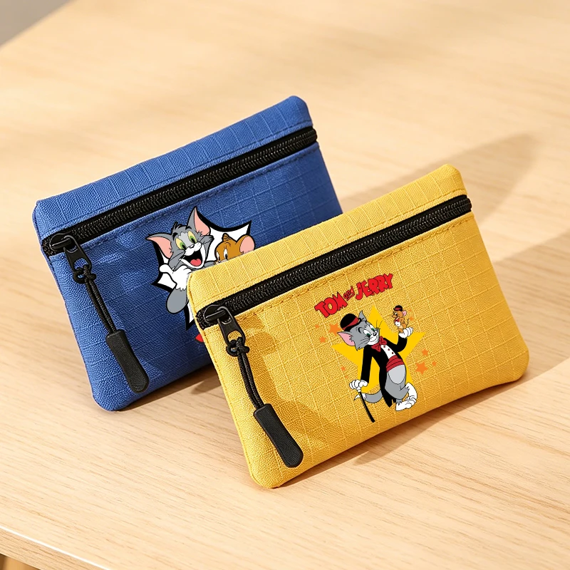 Tom and Jerry Mini Wallet Cute Cartoon Print Coin Purse Man Woman Card Holder Small Zipper Purse Portable Money/Card Storage Bag
Tom and Jerry Mini Wallet Cute Cartoon Print Coin Purse Man Woman Card Holder Small Zipper Purse Portable Money/Card Storage Bag