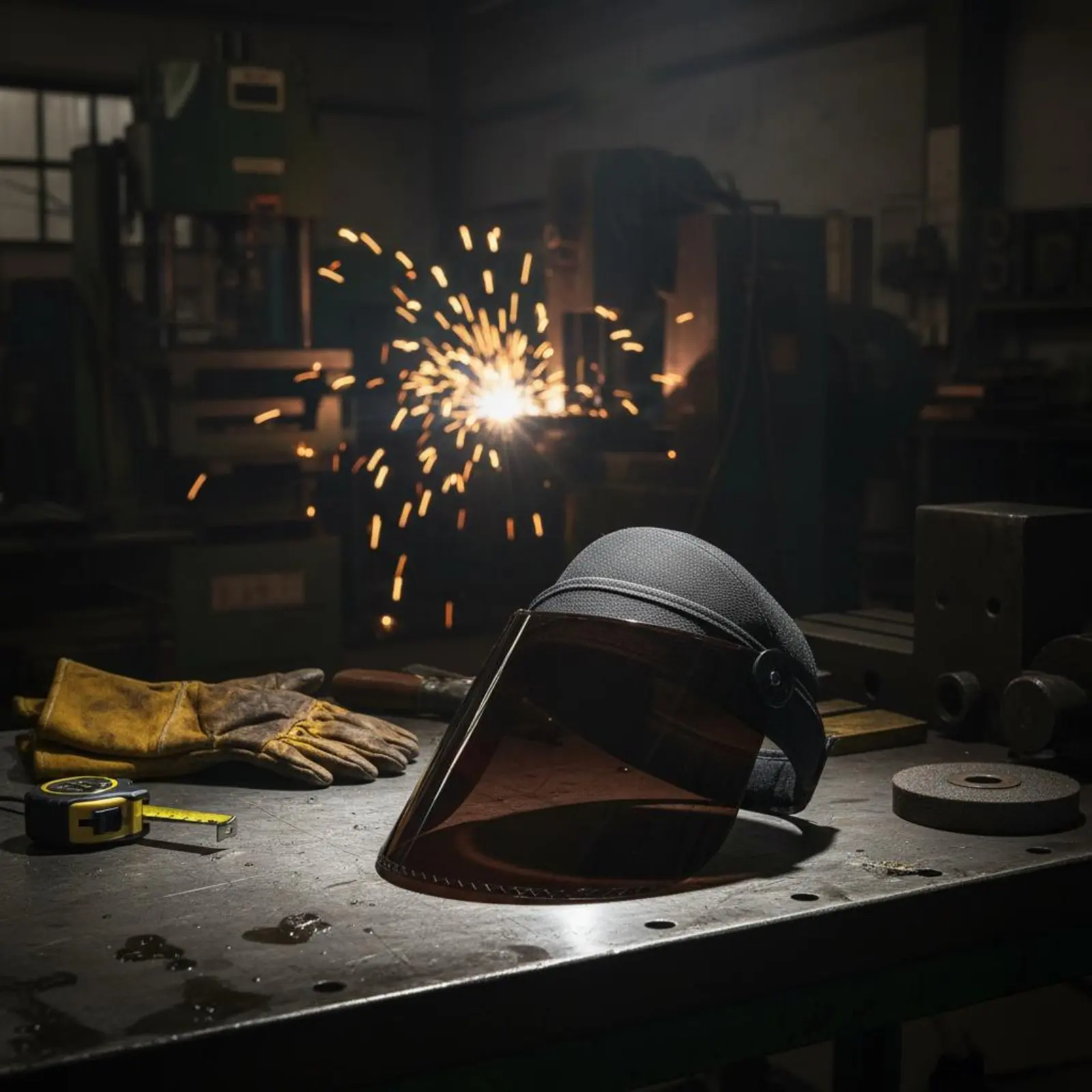 Lightweight Fusing Face Shield Heat Resistant Full Face Fusing Guard Safety Grinding Visor Adjustable Headband for Welders
Lightweight Fusing Face Shield Heat Resistant Full Face Fusing Guard Safety Grinding Visor Adjustable Headband for Welders