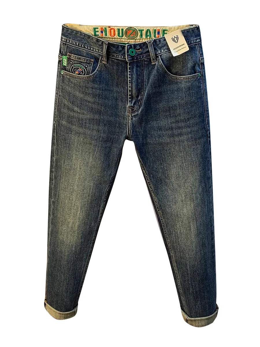 MUSONMU American Sle синие джинсы мужские облегающие длинные брюки летние прямые тонкие хлопковые полиэстеровые износостойкие
MUSONMU American Sle синие джинсы мужские облегающие длинные брюки летние прямые тонкие хлопковые полиэстеровые износостойкие