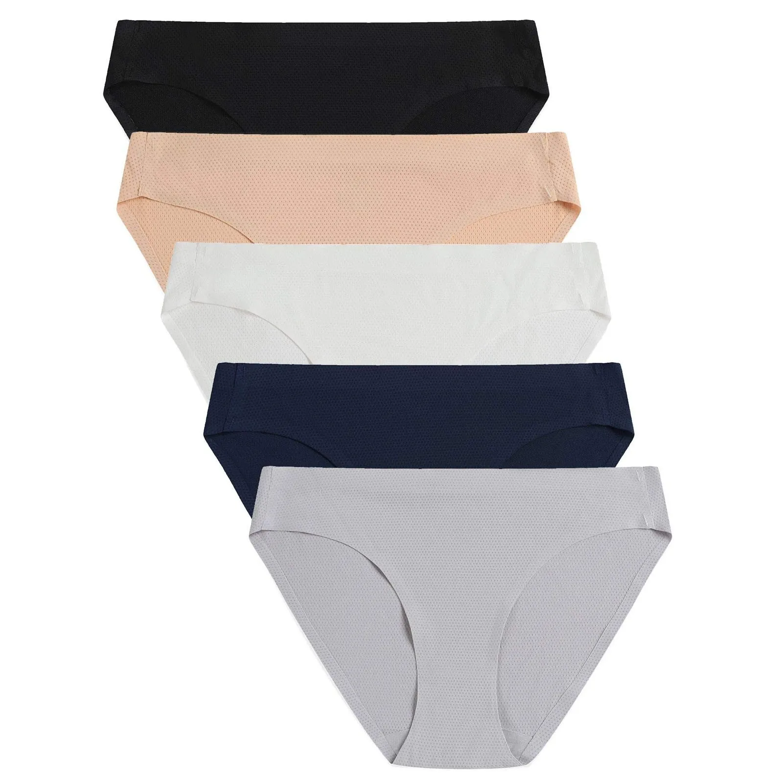 5PCS Seamless Breathable Women Panties Solid Color Underwear Female Underpants Stretch Lady Bikini Panty
5PCS Seamless Breathable Women Panties Solid Color Underwear Female Underpants Stretch Lady Bikini Panty