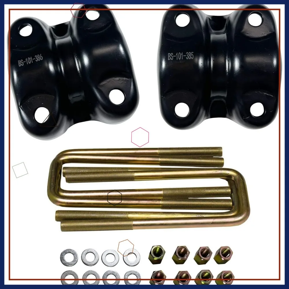 2.5" Wide Leaf Springs & U-Bolts for Chevy GMC C1500 K1500 Tahoe Yukon 1988-1998
2.5" Wide Leaf Springs & U-Bolts for Chevy GMC C1500 K1500 Tahoe Yukon 1988-1998