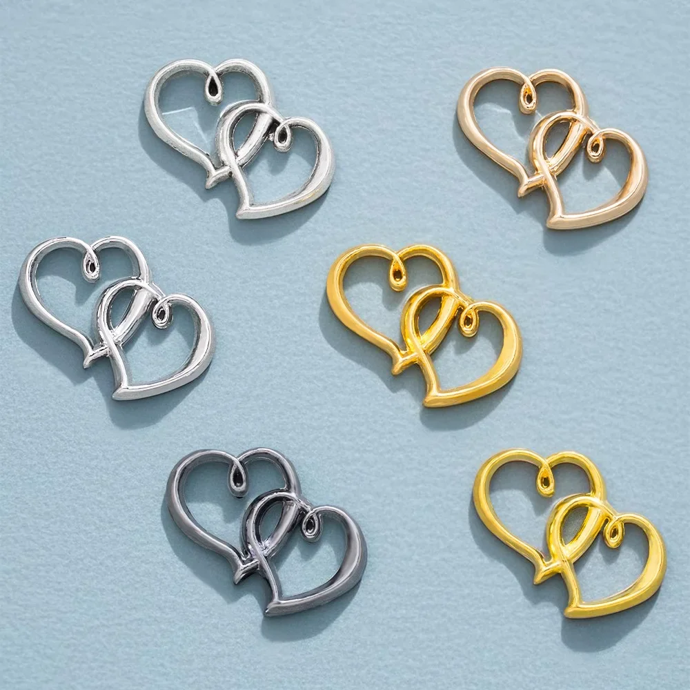 Alloy connectors, diy jewelry accessories: heart-shaped fashion clothing accessories, heart-shaped ornaments
Alloy connectors, diy jewelry accessories: heart-shaped fashion clothing accessories, heart-shaped ornaments
