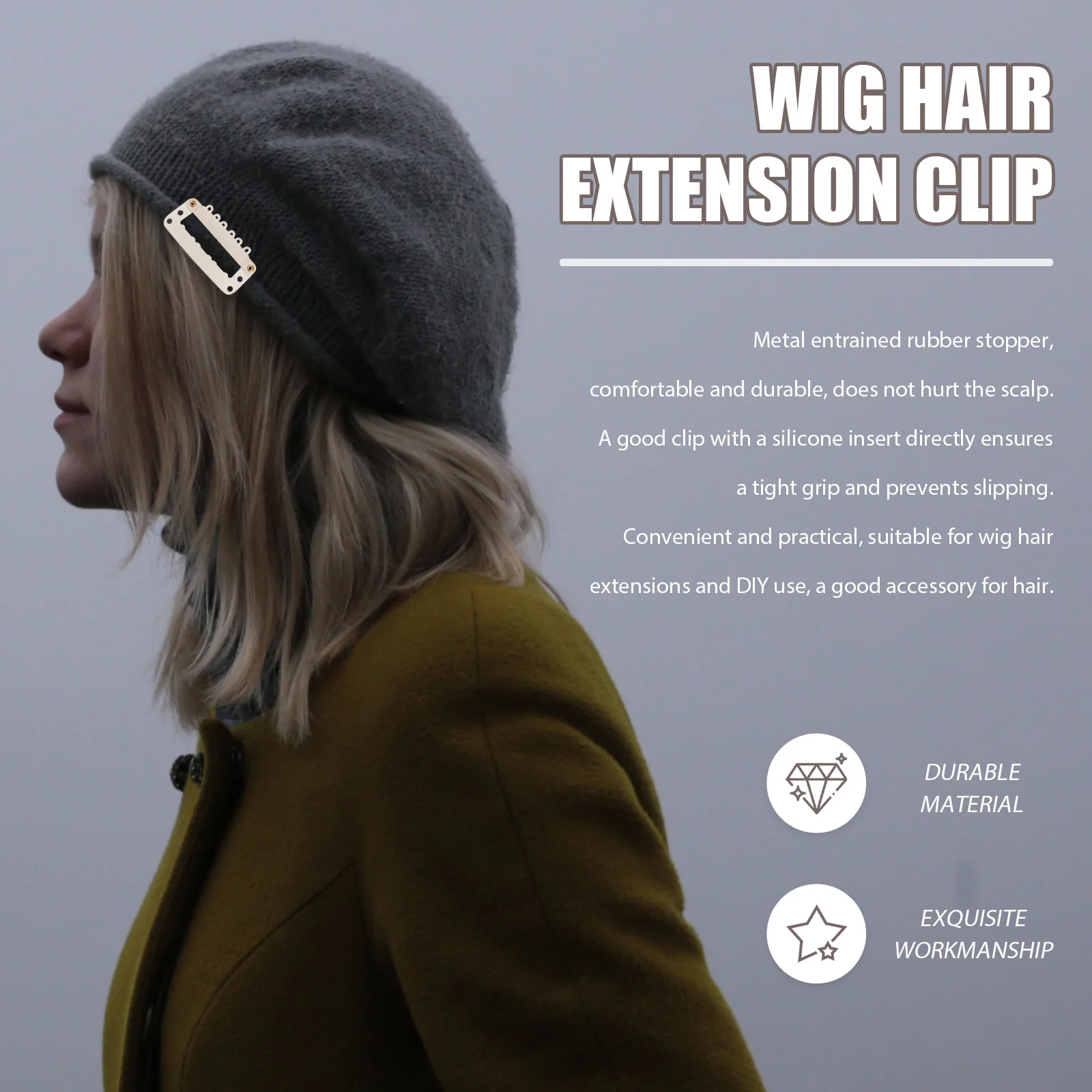 60Pcs Clips Metal Hair Extension Clips for Women Clip Human Hair Extensions Holders Hat Fixing Beret Securing Pins
60Pcs Clips Metal Hair Extension Clips for Women Clip Human Hair Extensions Holders Hat Fixing Beret Securing Pins