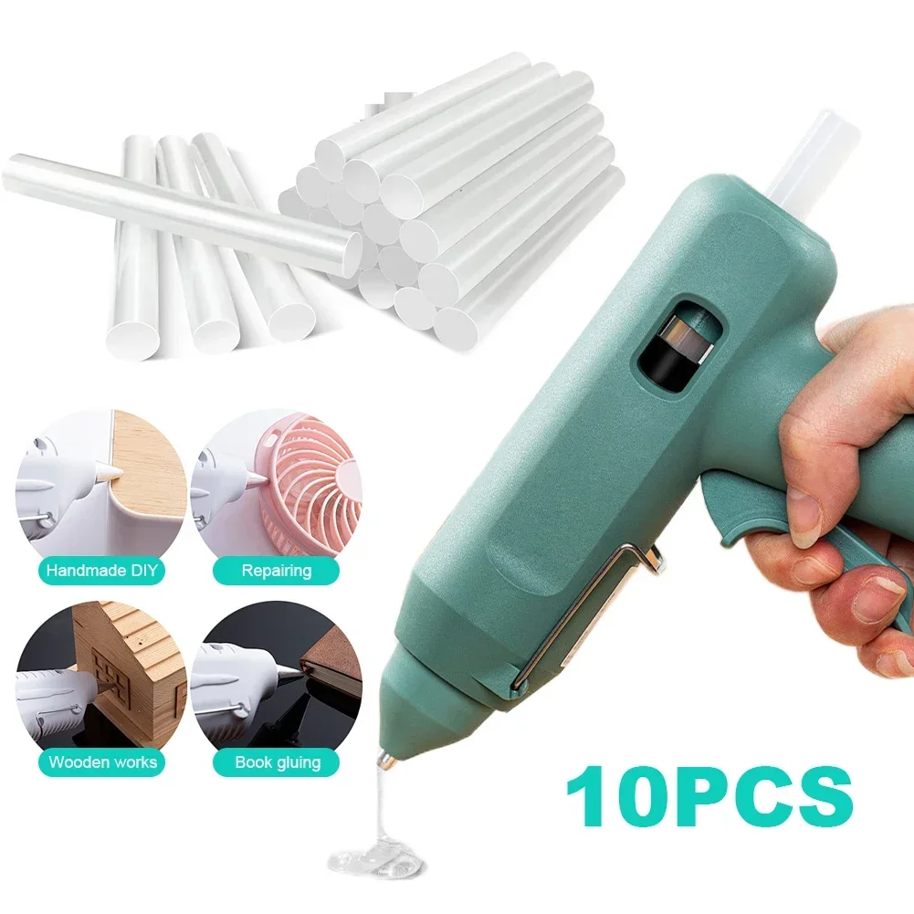 Hot Melt Glue Stick High Temperature Resistant Transparent Sticks Set Handmade High-Adhesive DIY Tool 7x150mm 5/10Pcs
Hot Melt Glue Stick High Temperature Resistant Transparent Sticks Set Handmade High-Adhesive DIY Tool 7x150mm 5/10Pcs