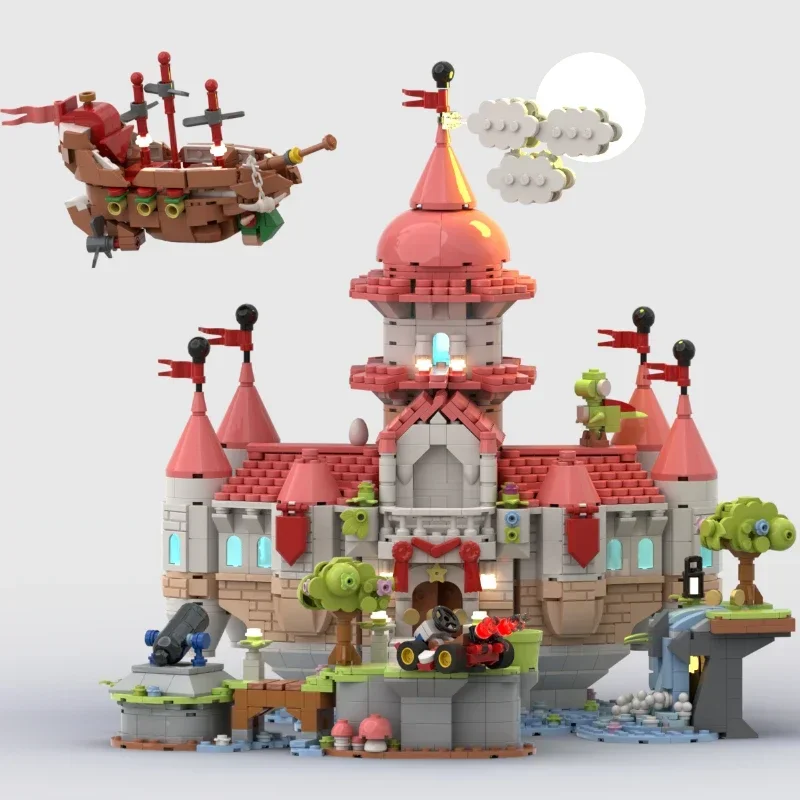 2478pcs MOC Mariose Peach's Castle Model Building Blocks Architecture DIY Creative Idea Education Brick Birthday Gift Toy
2478pcs MOC Mariose Peach's Castle Model Building Blocks Architecture DIY Creative Idea Education Brick Birthday Gift Toy