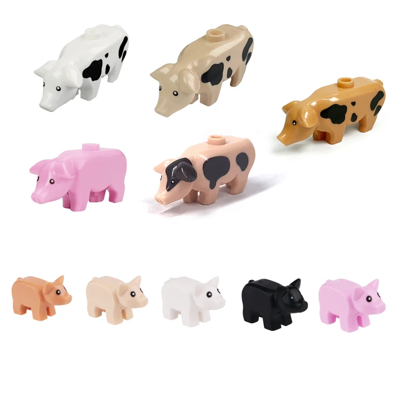 Farm Ranch Animals Spotted Pig/Hog/Piglet Baby MOC Building Blocks Zoo Pet Bricks Toys Parts Compatible With LEGO
Farm Ranch Animals Spotted Pig/Hog/Piglet Baby MOC Building Blocks Zoo Pet Bricks Toys Parts Compatible With LEGO