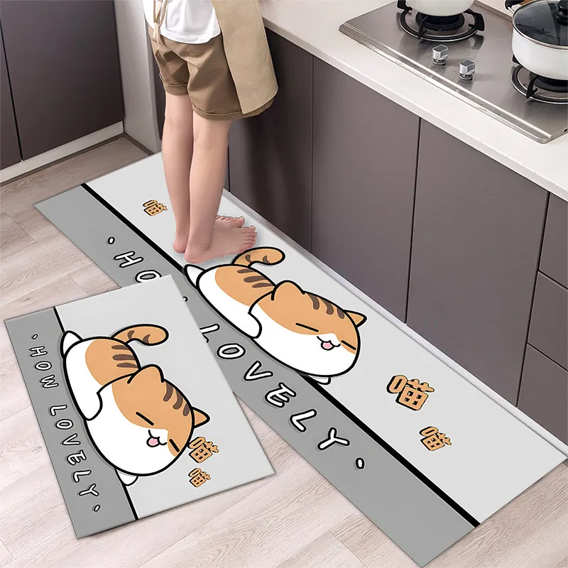 Print cartoon Non-slip Kitchen Mat Carpet Floor Mat Washable Home Entrance Carpet Living Room Doormat Bedroom Decorative Rug
Print cartoon Non-slip Kitchen Mat Carpet Floor Mat Washable Home Entrance Carpet Living Room Doormat Bedroom Decorative Rug