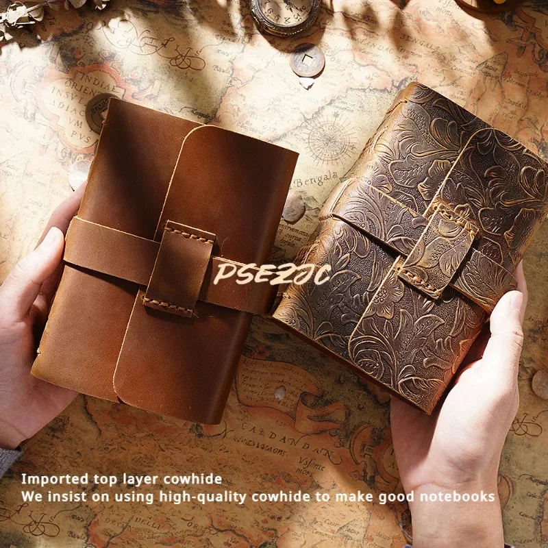 Handmade Paper Pages Cowhide Notebooks Retro Thick Conference Manuals Diaries Paper Gifts
Handmade Paper Pages Cowhide Notebooks Retro Thick Conference Manuals Diaries Paper Gifts