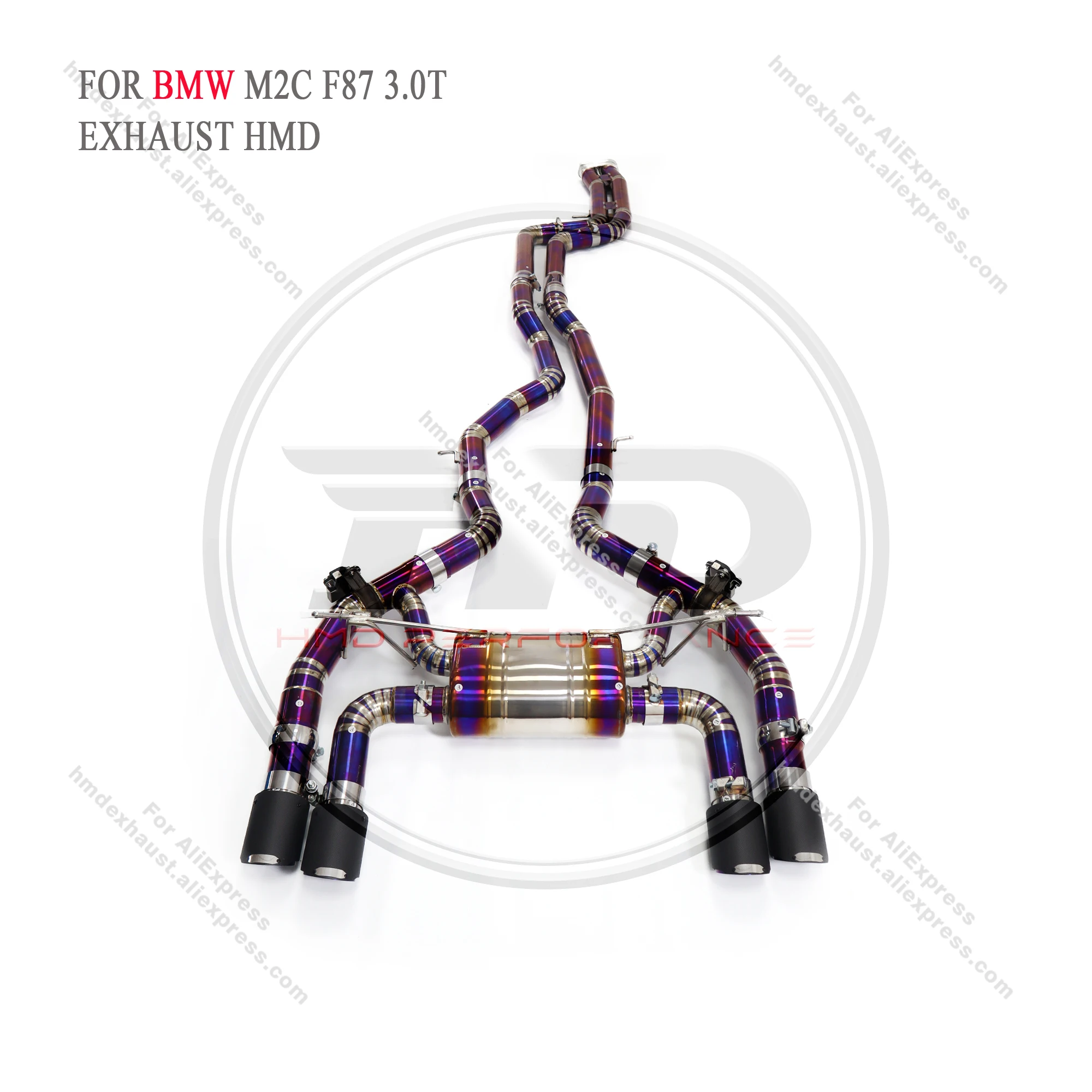 Customizable Catback For BMW M2C F87 3.0T Titanium Alloy Exhaust System Electronic Valve Muffler Car Tips Parts HMD
Customizable Catback For BMW M2C F87 3.0T Titanium Alloy Exhaust System Electronic Valve Muffler Car Tips Parts HMD