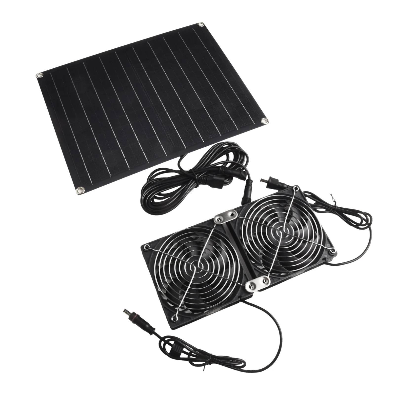 Комплект солнечной панели с двумя вентиляторами, комплект вентиляторов для солнечной панели, 15 Вт, детали для дома, товары для дома, улучшение воздуха в помещении, многофункциональный
Комплект солнечной панели с двумя вентиляторами, комплект вентиляторов для солнечной панели, 15 Вт, детали для дома, товары для дома, улучшение воздуха в помещении, многофункциональный